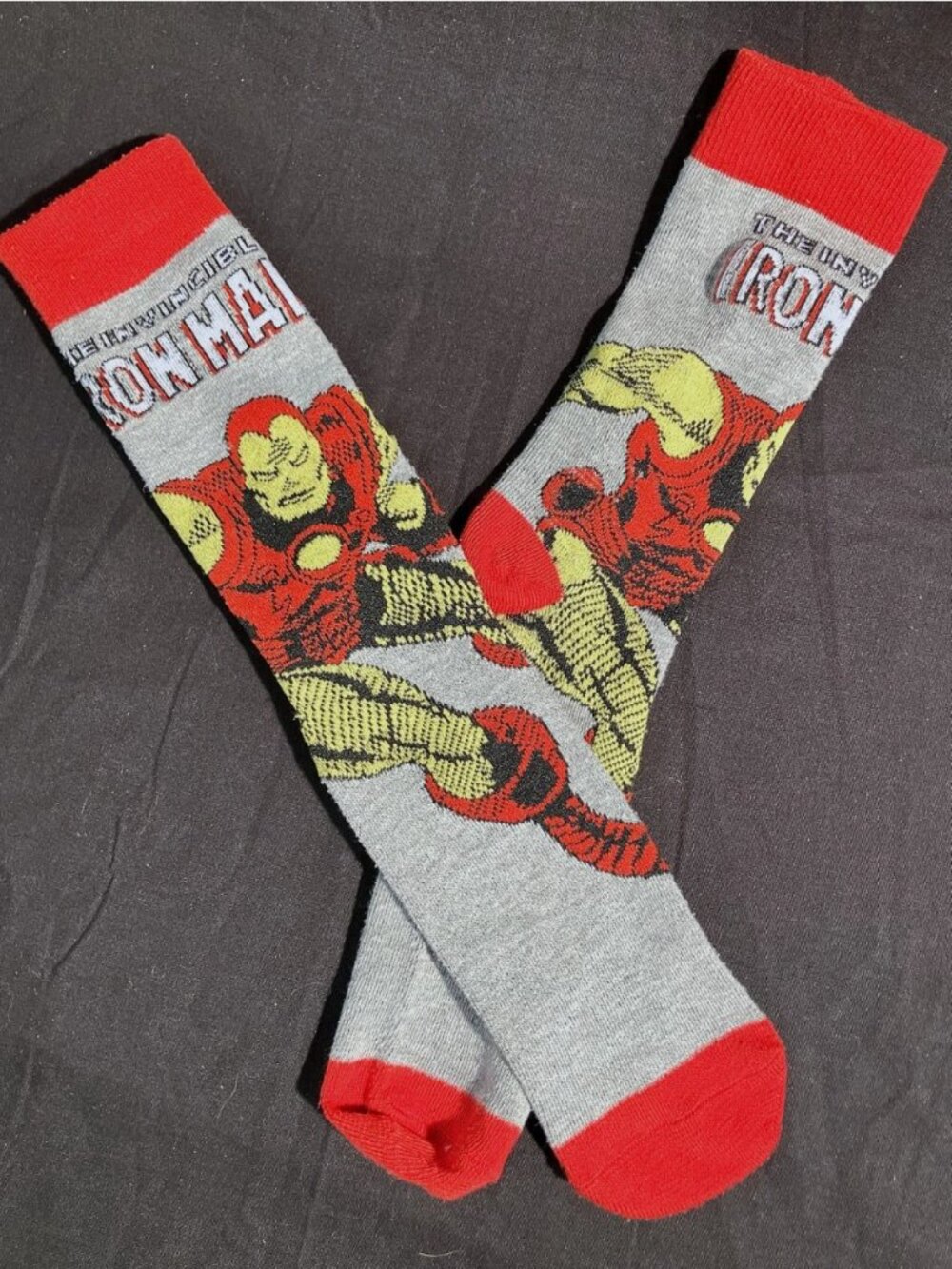 Marvel's The Invincible Iron Man Calf Socks Unisex